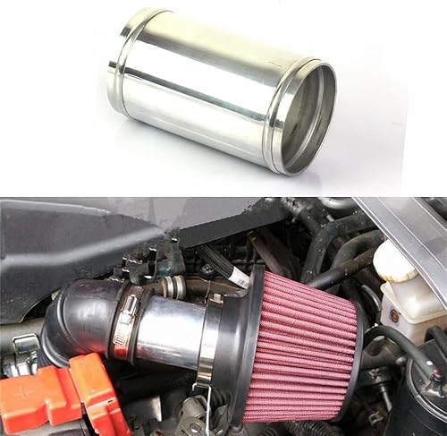 Conector de tubo de admisión de aleación de aluminio de 3 pulgadas de diámetro exterior de 3 pulgadas, adaptador de aluminio recto de carpinteros de