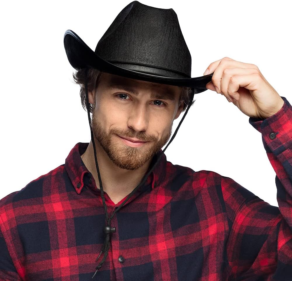 Cappelli Da Cowboy Per Feste - Pack 10 Pezzi Rosa Stile Western - Foto 5