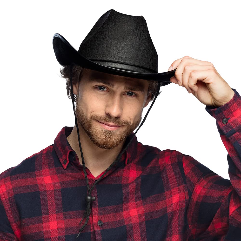 Boland - Chapeau de Cow-Boy pour Adulte, Couvre-Chef pour Costume, shérif, Cavalier de rodéo, Wild West, Costume, Carnaval, fête à thème