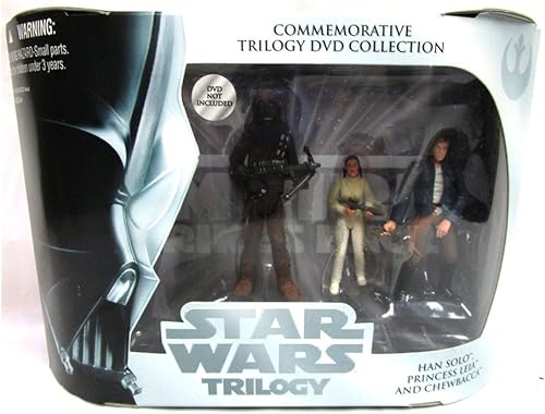 Star Wars Colección de DVD de Trilogía Conmemorativa: Empire Strikes Back (Chewbacca, Princesa Leia, Han Solo)