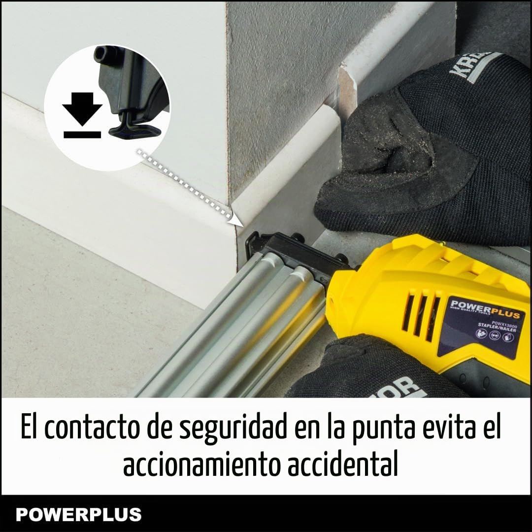 PowerPlus POWX13800 POWX13800 - Grapadora/clavadora (50 W)