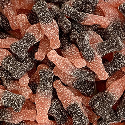 Fizzy Cherry Cola Bottles (Vegan) 500g Share Bag by The Gourmet Sweet Company