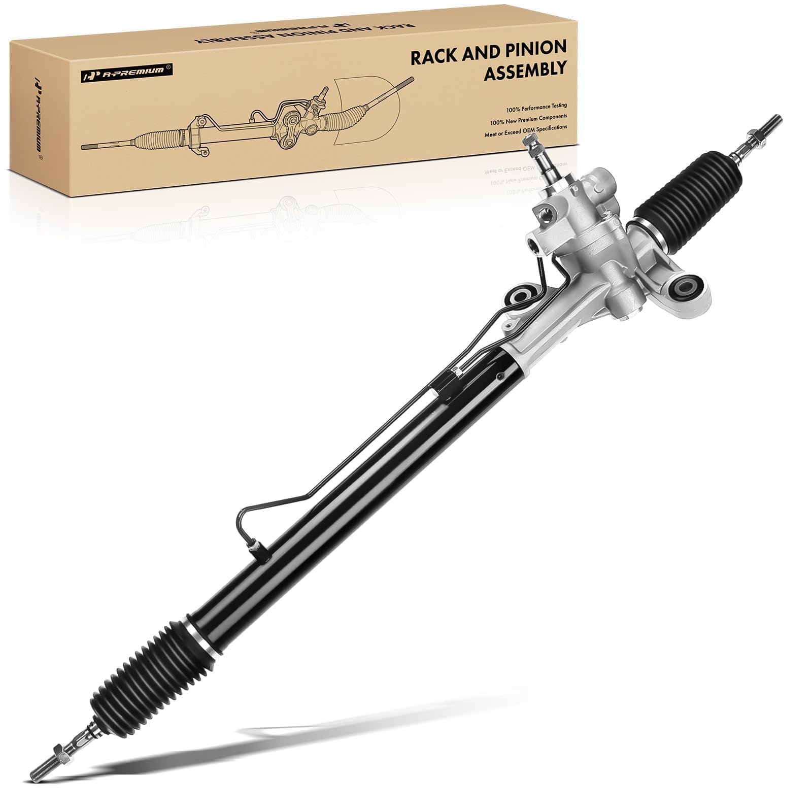 A-Premium - Hydraulic Power Steering Rack and Pinion Compatible with Honda Accord 2008 2009 2010 2011 2012