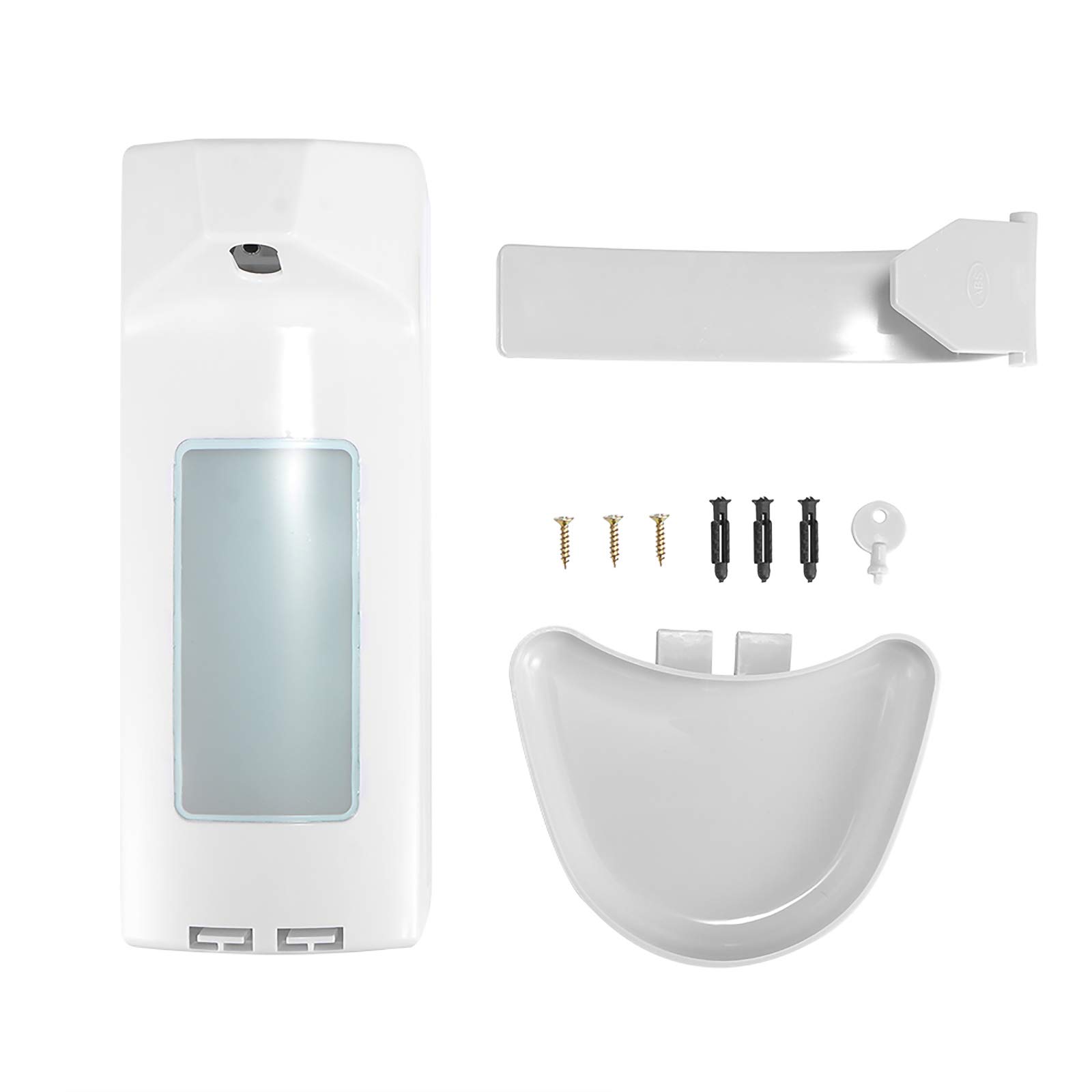 Dispenser di Sapone Manuale da 1000 Ml, Dosatore di Disinfettante per Montaggio a Parete Pompa Dosatrice in Plastica per Hotel a Domicilio