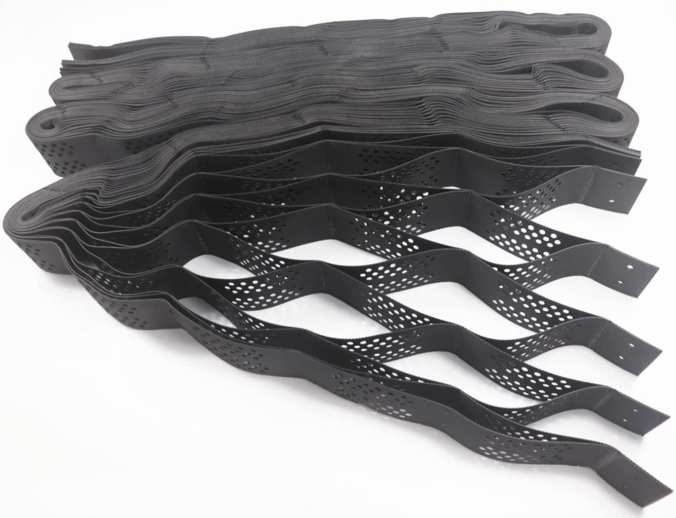 Geo Grid Ground Grid 9x18 ft Groundgrid 4 Inch Thick Geo Cell Grid Polyethylene 162 sq ft, 1890 LBS per sq ft Strength Gravel Ground Grid for Landscaping Slopes Garden Patios Pathways Parking