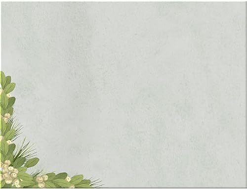 Miniatura 3 de LANG Tarjetas de Navidad desplegables "Vintage Christmas" de Nicole Tamarin, 8 tarjetas con 8 sobres a juego, papel de lino en relieve, diseño