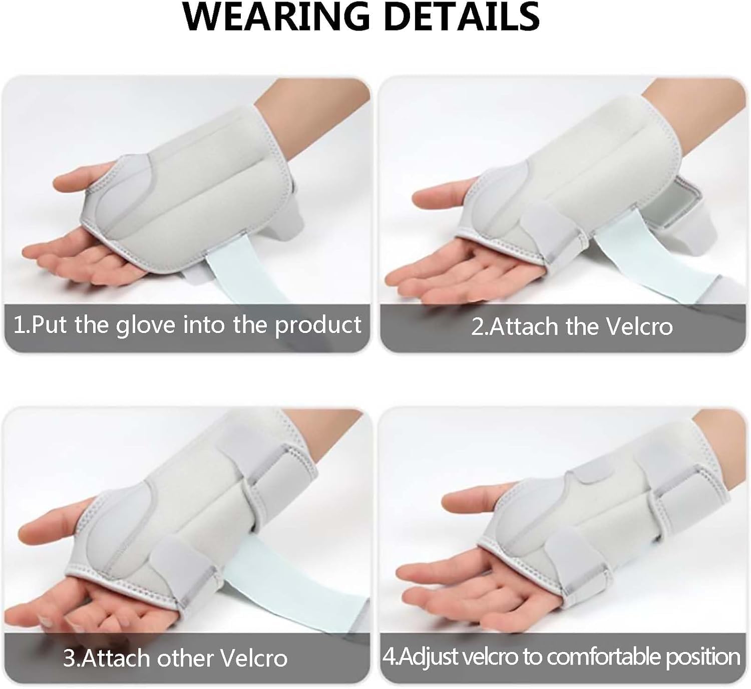 Muñequera con férulas de metal para aliviar el dolor del túnel carpiano, artritis, tendinitis y esguinces