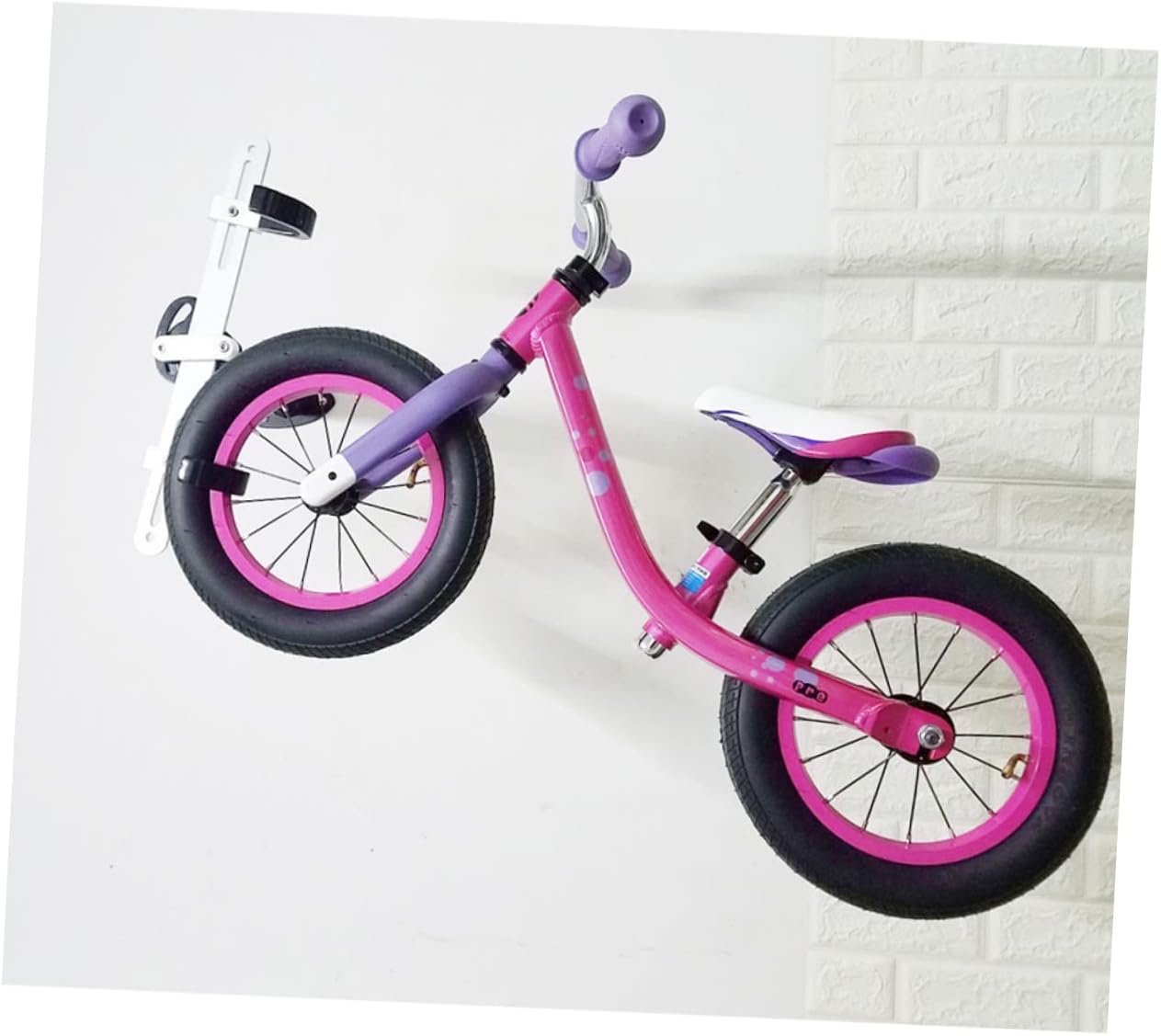 Wall Mounted Bike Hanger System Vertical Hook for Garage Storage Design for Road Mountain Bikes Coated to Prevent Scratches Durable