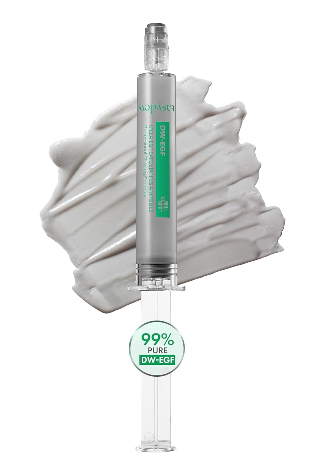 Easydew Mela EGF Exfoliating Ampoule – Age-Defying Face Serum with Black Bee Propolis, Niacinamide, AHA, BHA & LHA – Korean Skin Care for Pore Buildup & Skin Barrier Repair (Pump, 0.27 fl oz)