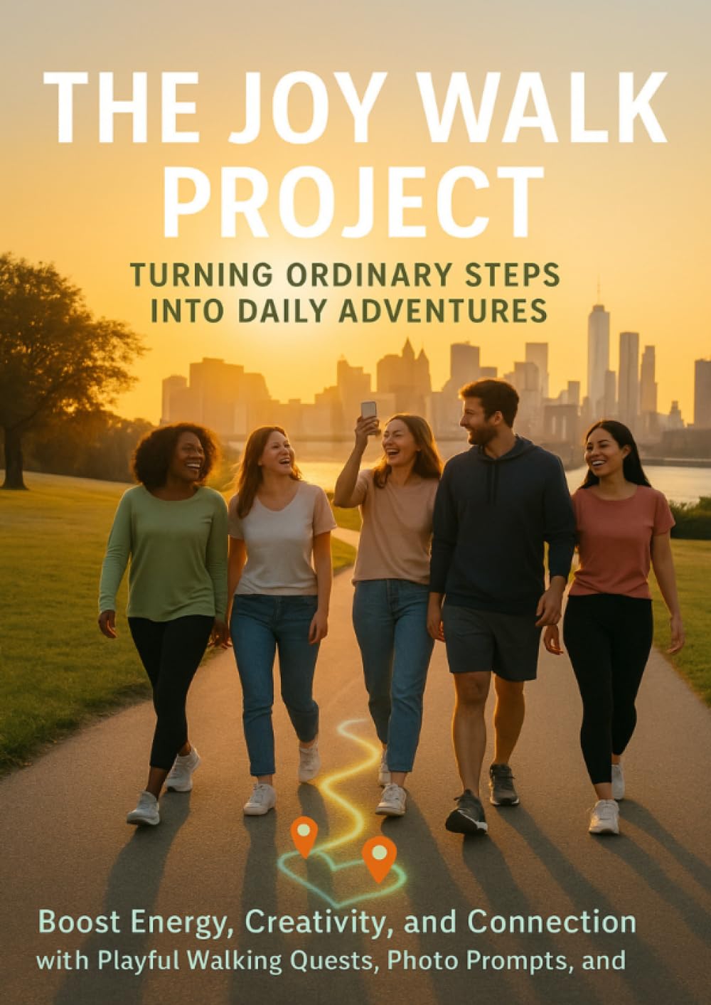The Joy Walk Project: Turning Ordinary Steps into Daily Adventures: Boost Energy, Creativity, and Connection with Playful Walking Quests, Photo Prompts, and Friend Miles