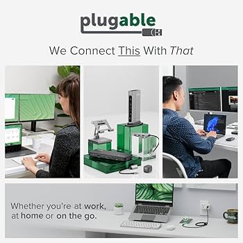 Amazon.com: Plugable 12-in-1 USB C Triple Monitor Docking Station