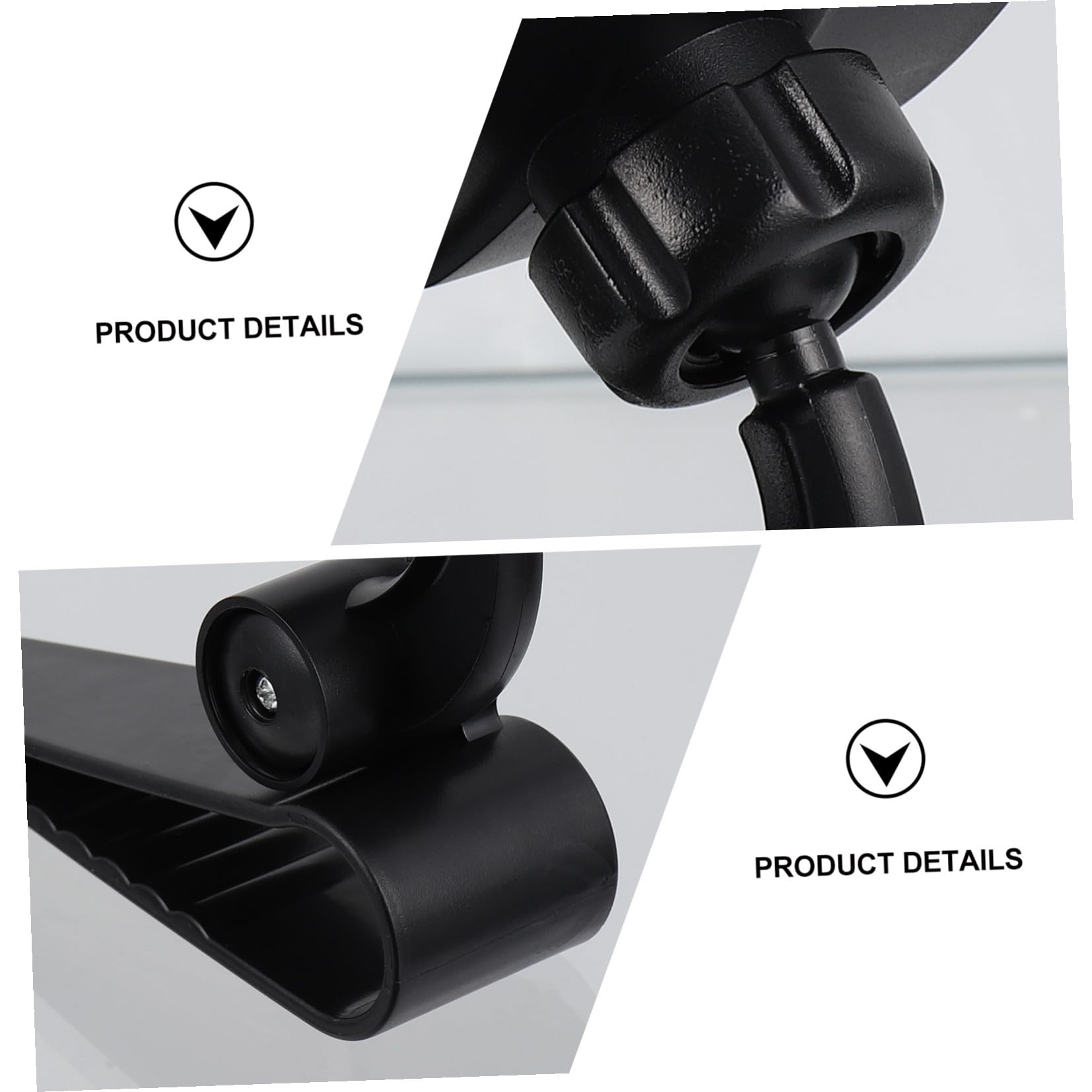 Gatuida 3pezzi Supporto Per Smartphone Da Auto Con Rotazione Montaggio Su Parasole Specchietto Retrovisore e Pannello Strumenti Facile Accesso e Telefono Design Elegante e Pratico Per
