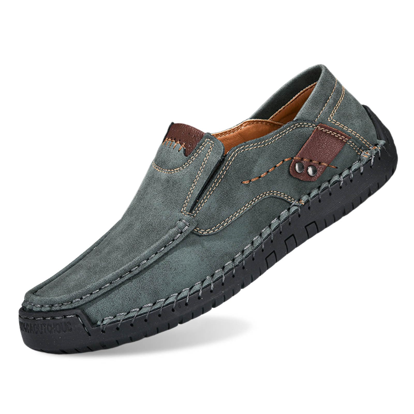 Generisch Mocassins classiques pour homme au look partenaire, pantoufles élégantes comme chaussures pieds nus, chaussures plates de loisirs à enfiler, chaussures décontractées polyvalentes pour un
