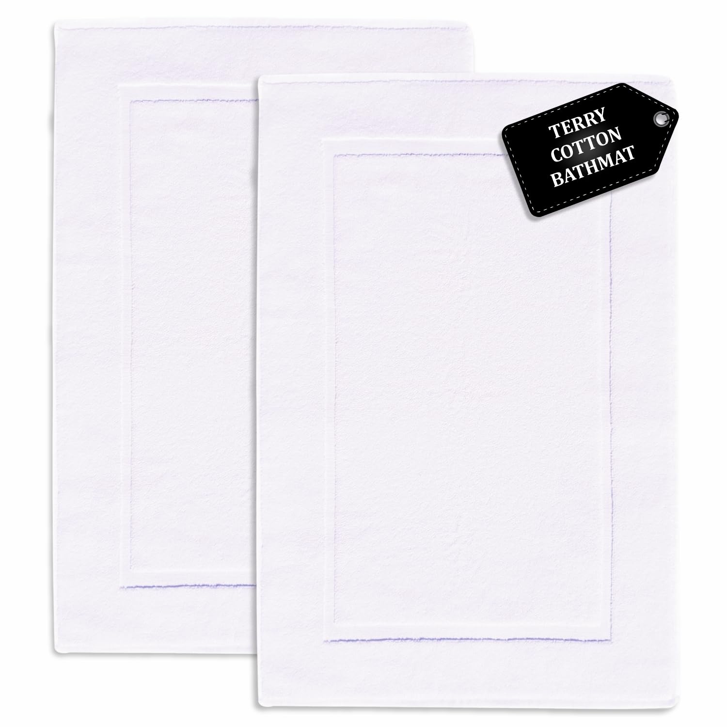 voyzz home Premium Bath Mat Floor Towel Set Pack of 2 Super Soft Absorbent Luxury Cotton Towels Hotel