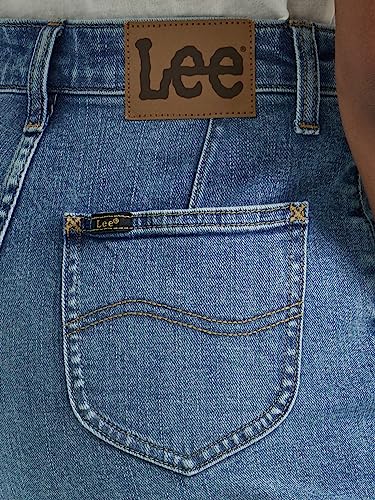 لي/ مارك بنطلون جينز ليجيندري بخصر مرتفع للنساء, اليفيتد ريترو