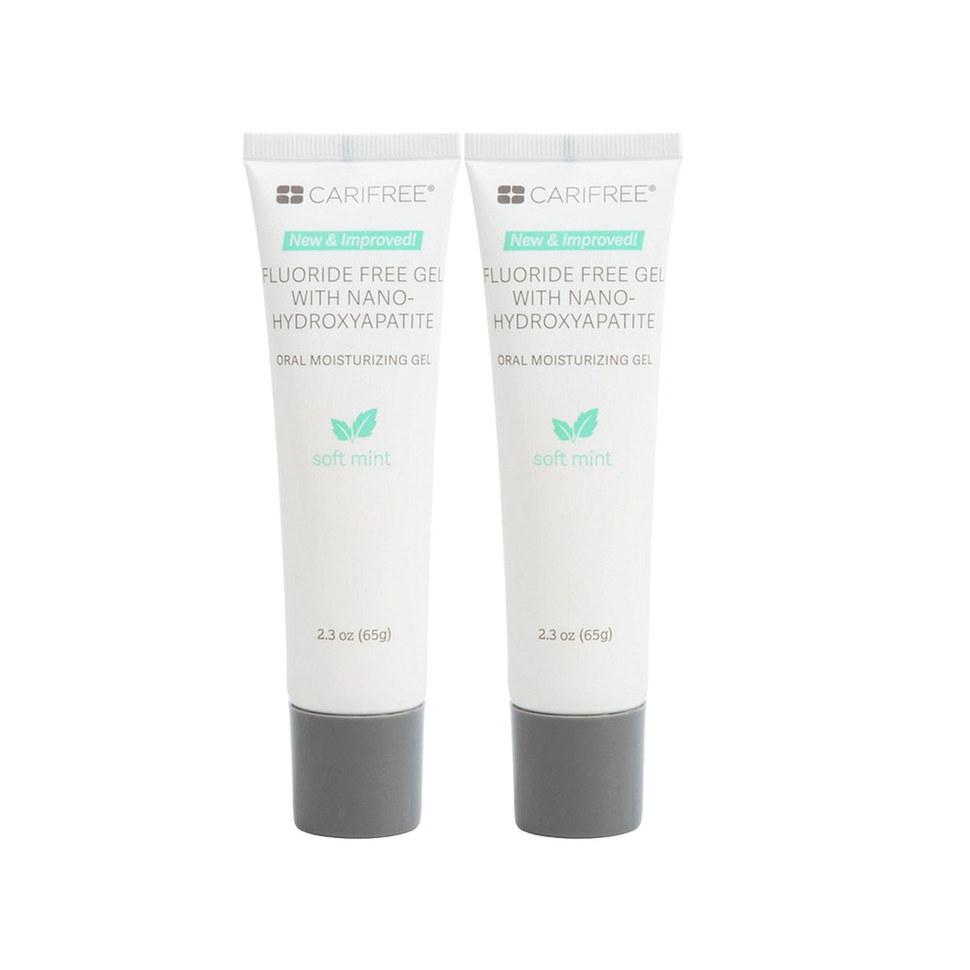 CariFree Fluoride Free Gel Mint Flavored Nano Hydroxyapatite Toothpaste Neutralizes pH Freshens Breath Moistens Mouth Dentist Recommended for