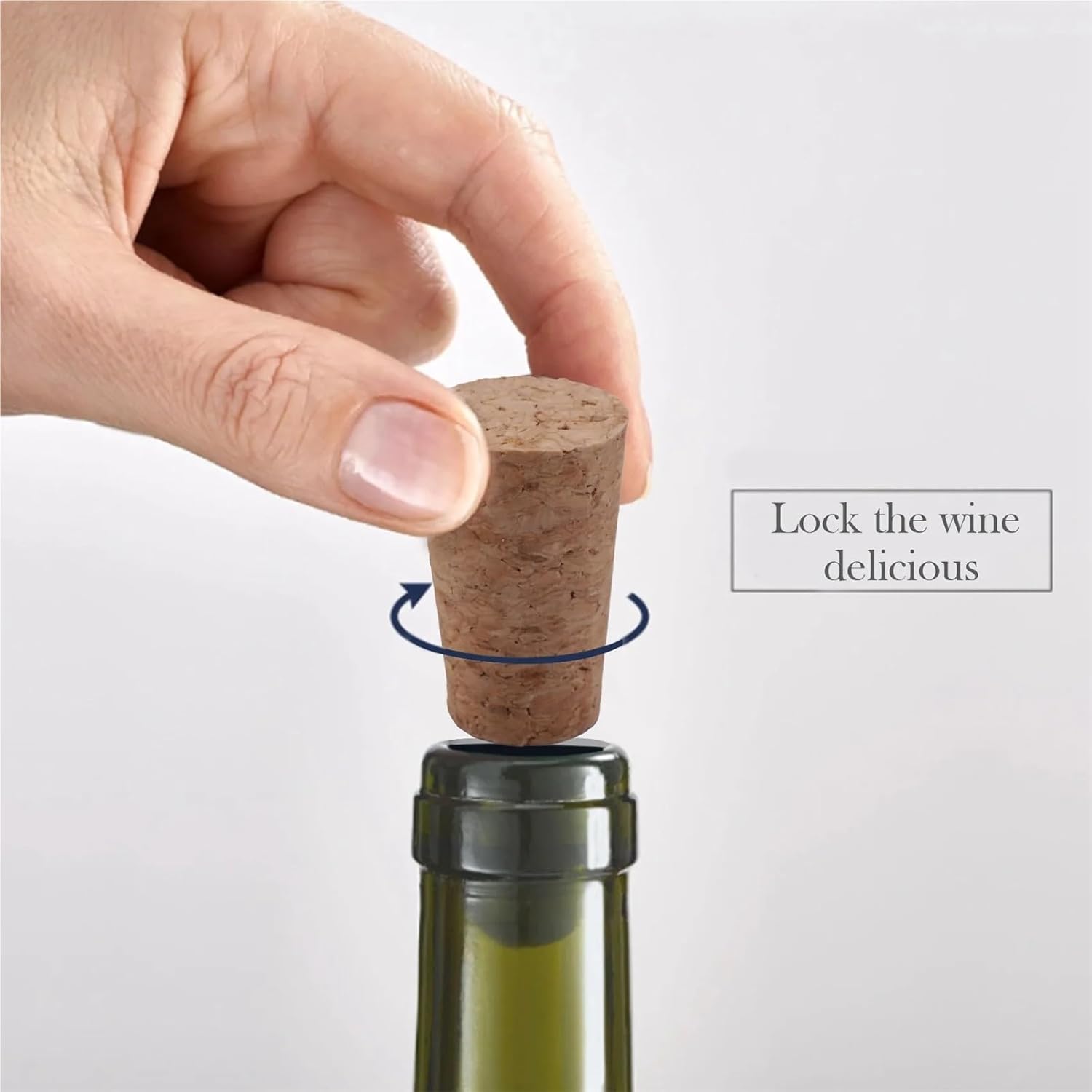 Natural Wood Wine Corks 90Pcs Bottle Stopper Soft Wood Corks Tapered Cork Wooden Beer