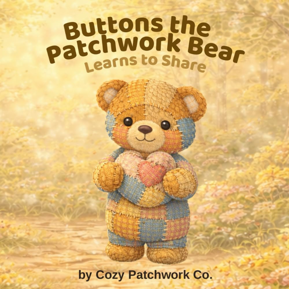 Buttons the Patchwork Bear: Learns to Share (The Cozy Patchwork Collection)