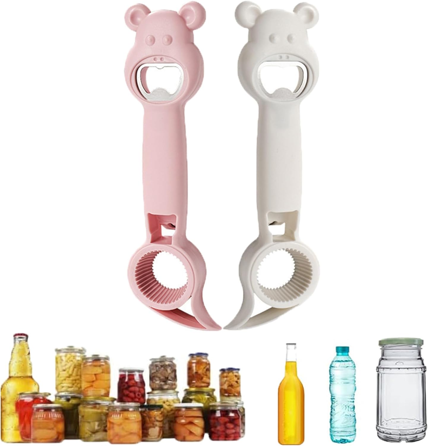 lfjfaecx Scolarshih 4 in 1 Bottle Opener, 4 in 1 Multi
