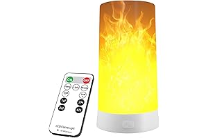 Realistic Fireplace Lantern with Flameless LED Lights