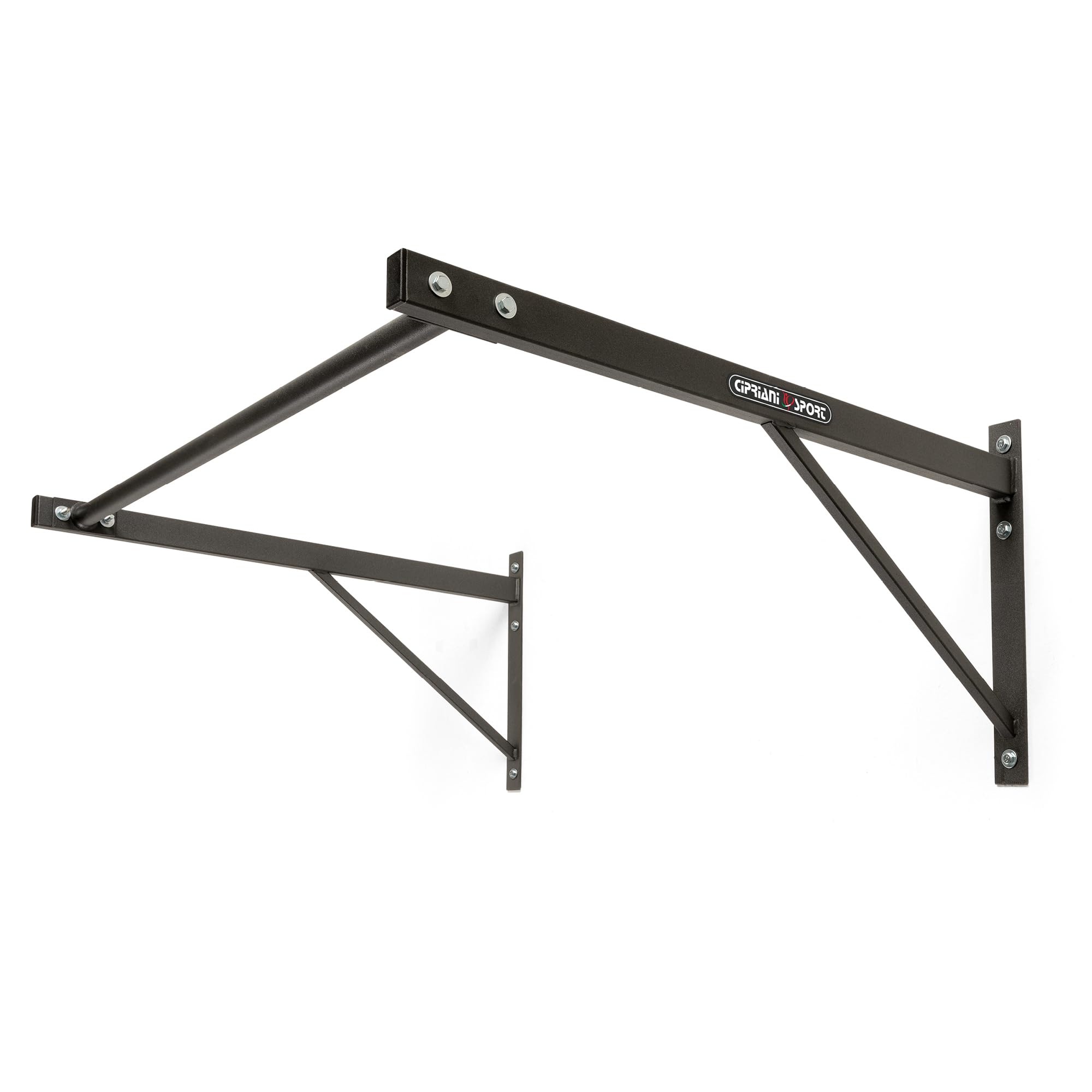 Cipriani sport - Barra Trazioni a Muro Gym Wall Bars -Kit di Fissaggio incluso | Professionale per Muscle Up, Pull Up - per Calisthenics, Bodybuilding - Robusta e Sicura
