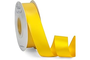 Ribbli Yellow Satin Ribbon 1 Inch