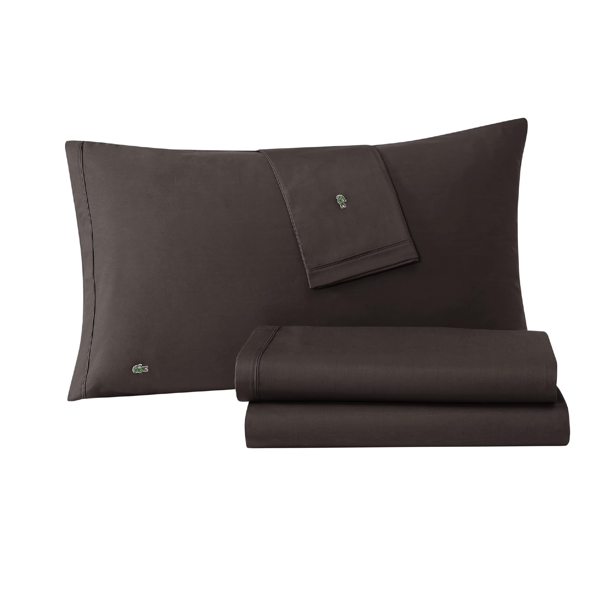 Lacoste Sheet Set, Dark Gray, Queen