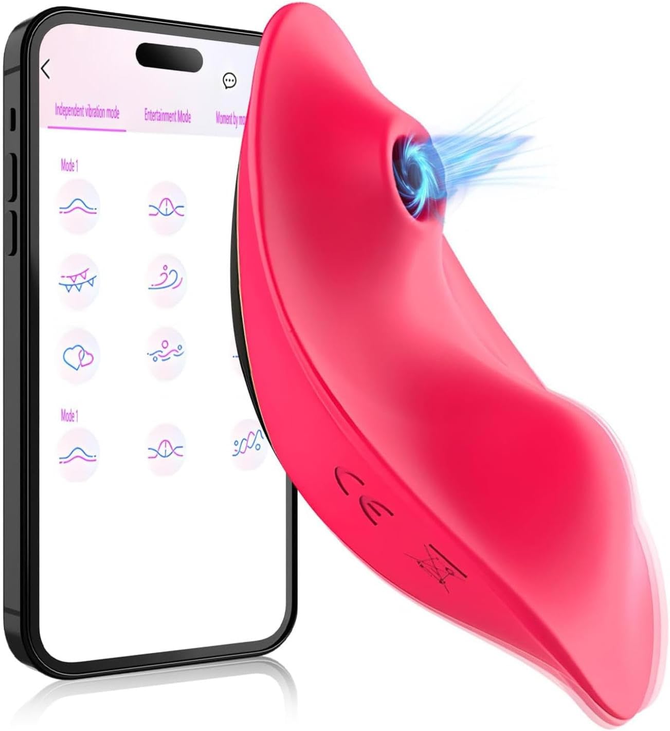 2026 Remote Control Wireless Vibrate Panties 8 Speeds Great for Her On Valentine's Day and Date Night Vibrate Panties Controller for Her Vibrateirs for Women Today Adult Silent,vibradors Red P78