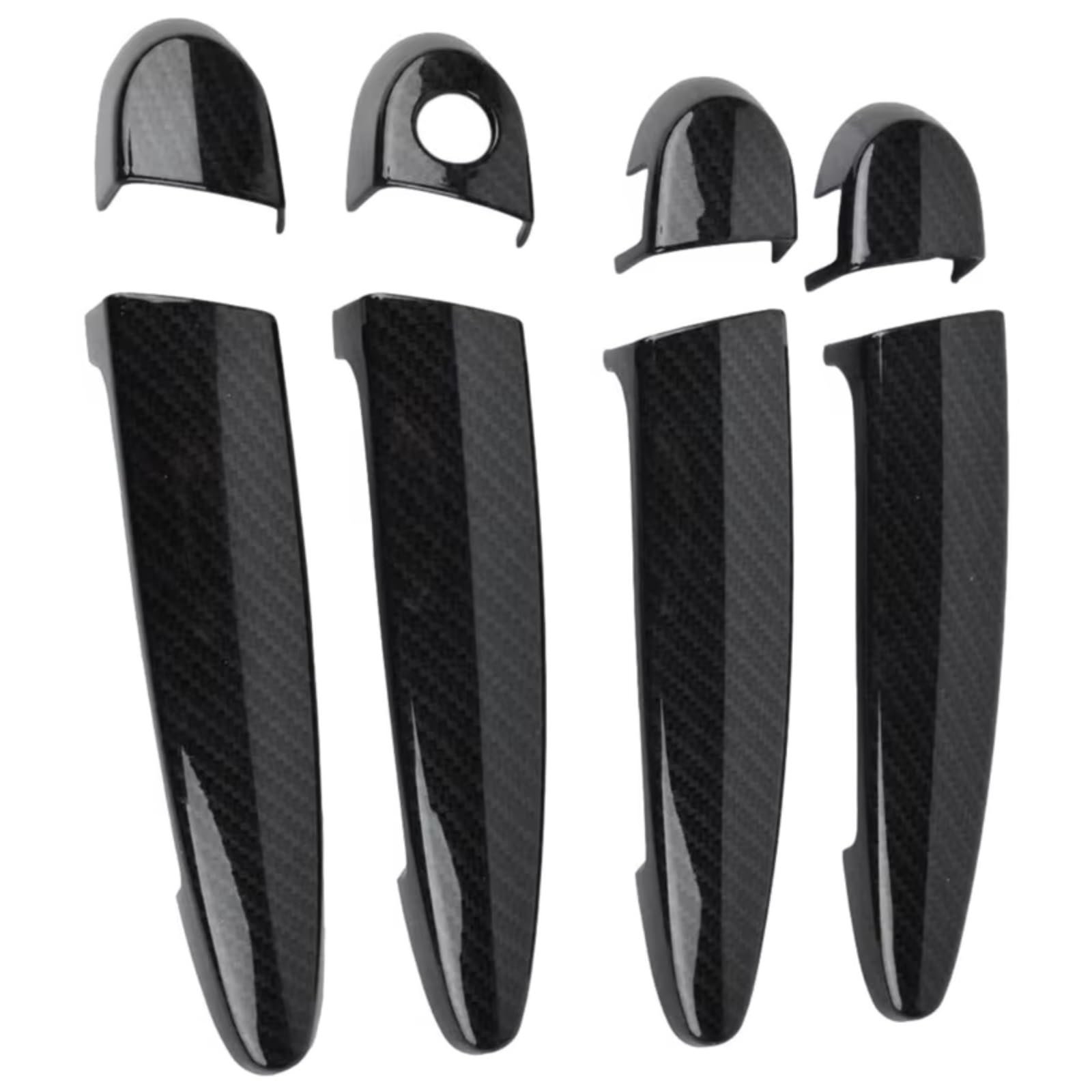 FVOIRSS Outer Door Handle Compatible with BMW for M3 for F80 2009-2019 for E71M 2008-2013 Car Exterior Side Door Handle Cover Decoration Replacement