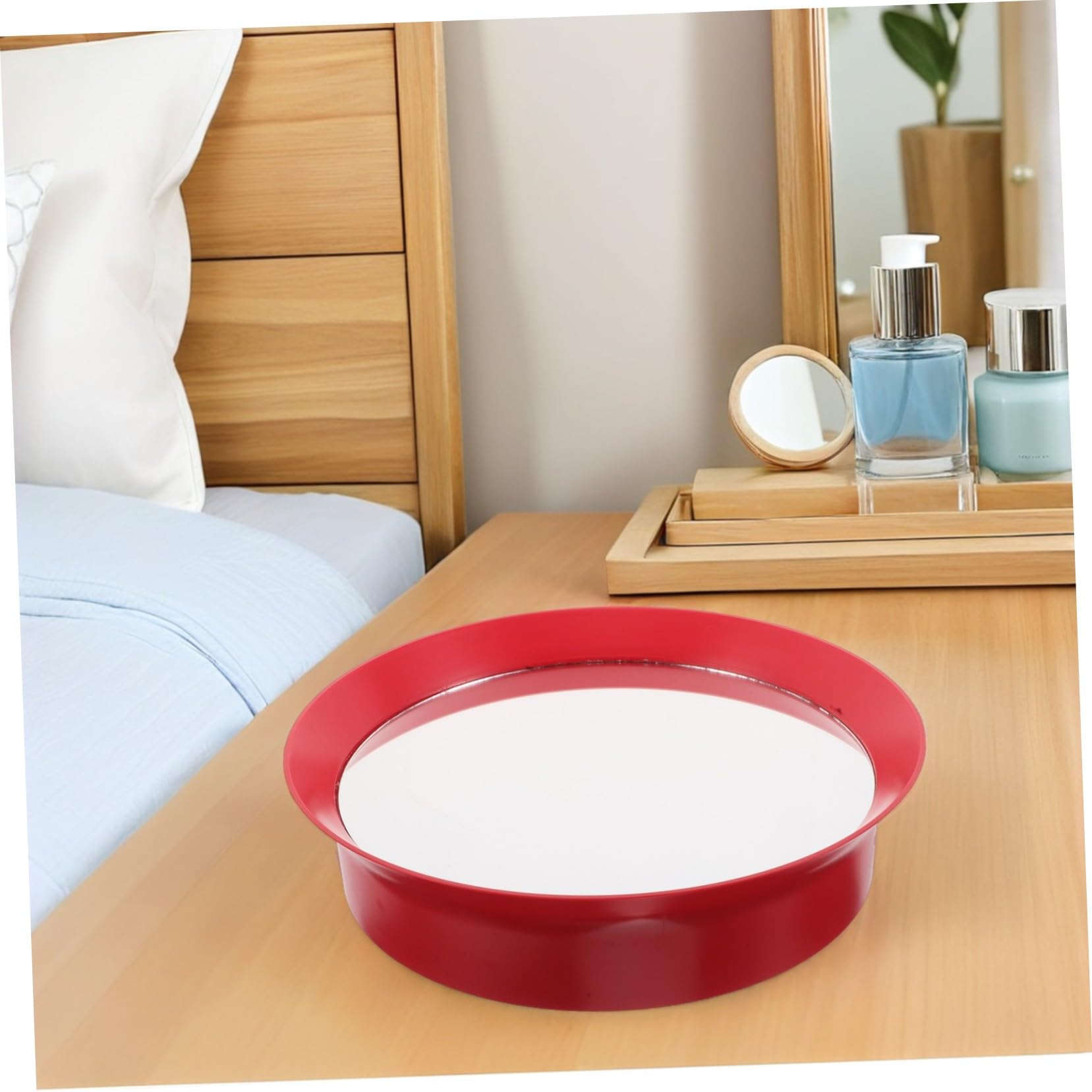 Alipis Grand Miroir Convexe Décoratif à Angle Large Miroir Mural Créatif pour Chambre et Salon Reflet Lumineux et Sécurité des Angles Morts Accessoire Mural Design pour Bureau et Entrepôt