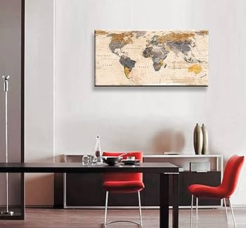 アメリカ風景画 トレー Amazon.com: JLXART Wall Art Poster for Living Room Vintage