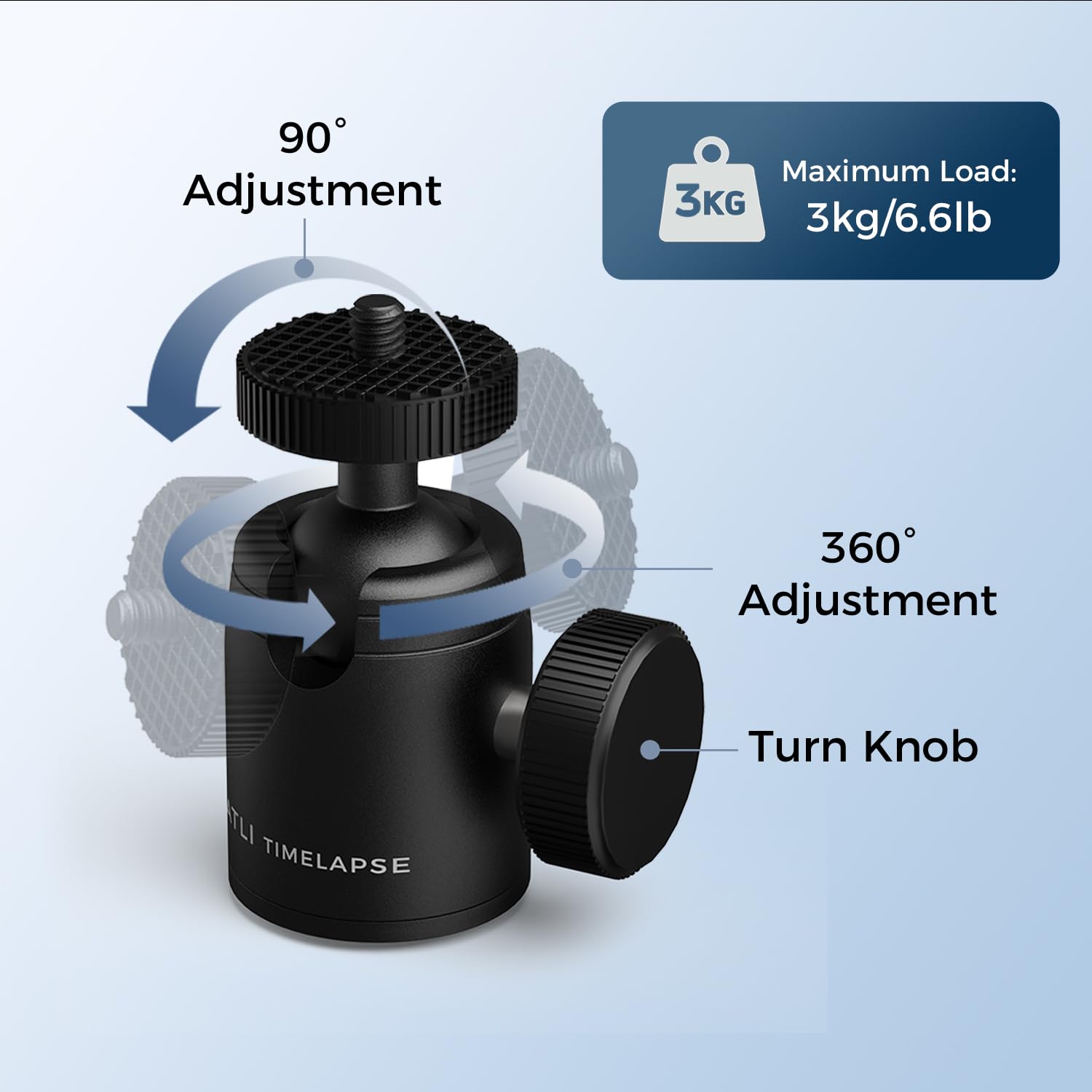 Dslr Camera TriPod Ball Head S30b Aluminum Alloy 360 Degree - View #7