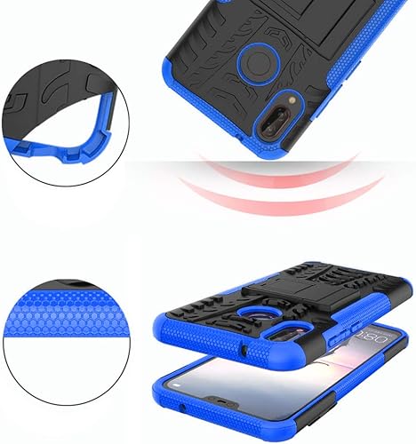 Miniatura 77 de Funda de teléfono para Huawei P20 Pro con protector de pantalla de vidrio templado y soporte soporte rígido híbrido protector accesorios para celda
