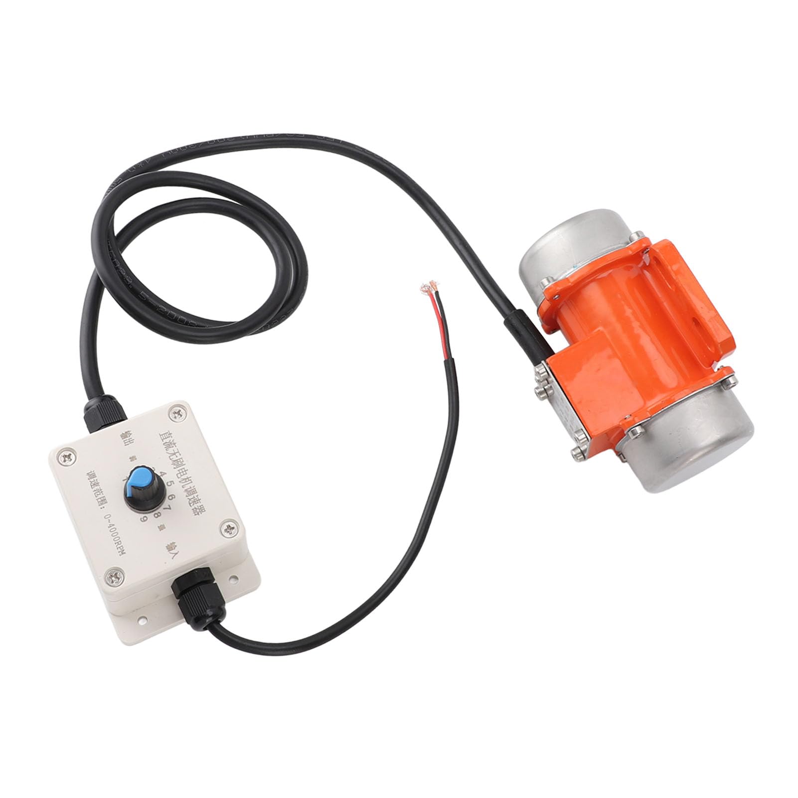 Motore di Vibrazione da 12 V in Lega di Alluminio, velocità Regolabile da 4000 Giri/Min, Vibratore in Cemento DC Senza Scope per Apparecchiature (50 W.)