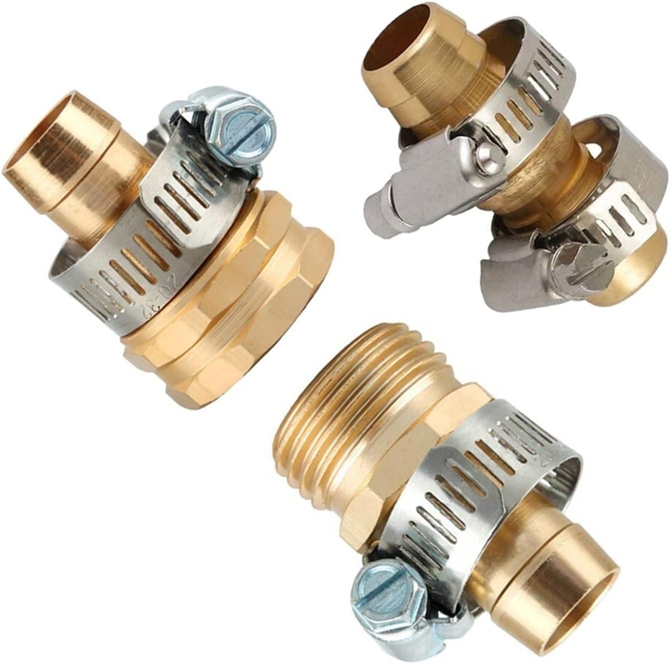Garden Hose Fittings Garden Hose Repair Repair Kit Hose Fitting 3/4 Male Female Fitting Kit (Color : A) Plumbing Fittings