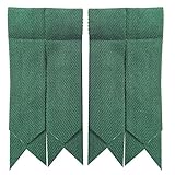 AAR Tartans Kilt Flashes with Heavy Buckle Elastic Adjusters Fit