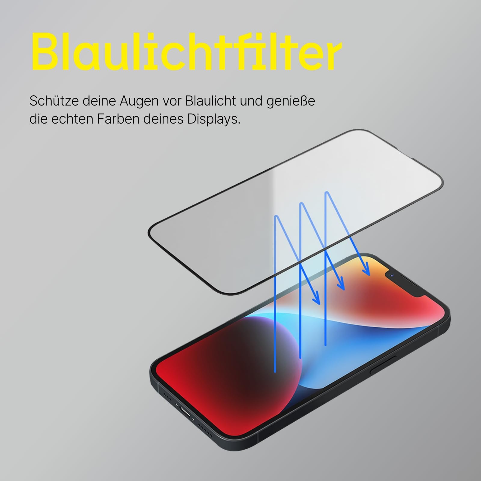 RhinoShield Impact Displayschutzfolie für iPad 10-10.9 Zoll / A16 | Hohe Transparenz, ultra-klar, stoßfest, stoß- und kratzfest, fingerabdruckresistent