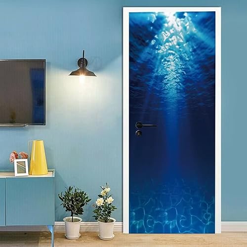 Miniatura 3 de Murales de puerta 3D para despegar y pegar, papel tapiz para bricolaje, calcomanías de arte para el hogar, póster decorativo, autoadhesivo,