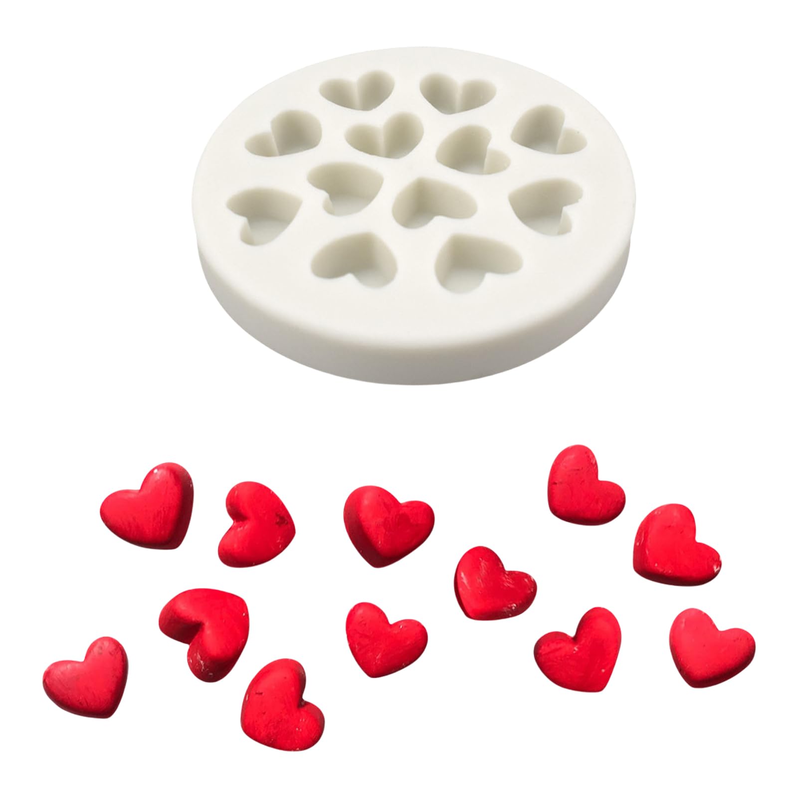Xinsheinelry Multi Cavity Silicone Bakewares Heart Shaped Molds for Chocolate Cake Fondant Candy Baking Tool Kitchen Accessories Professional Baking Tool