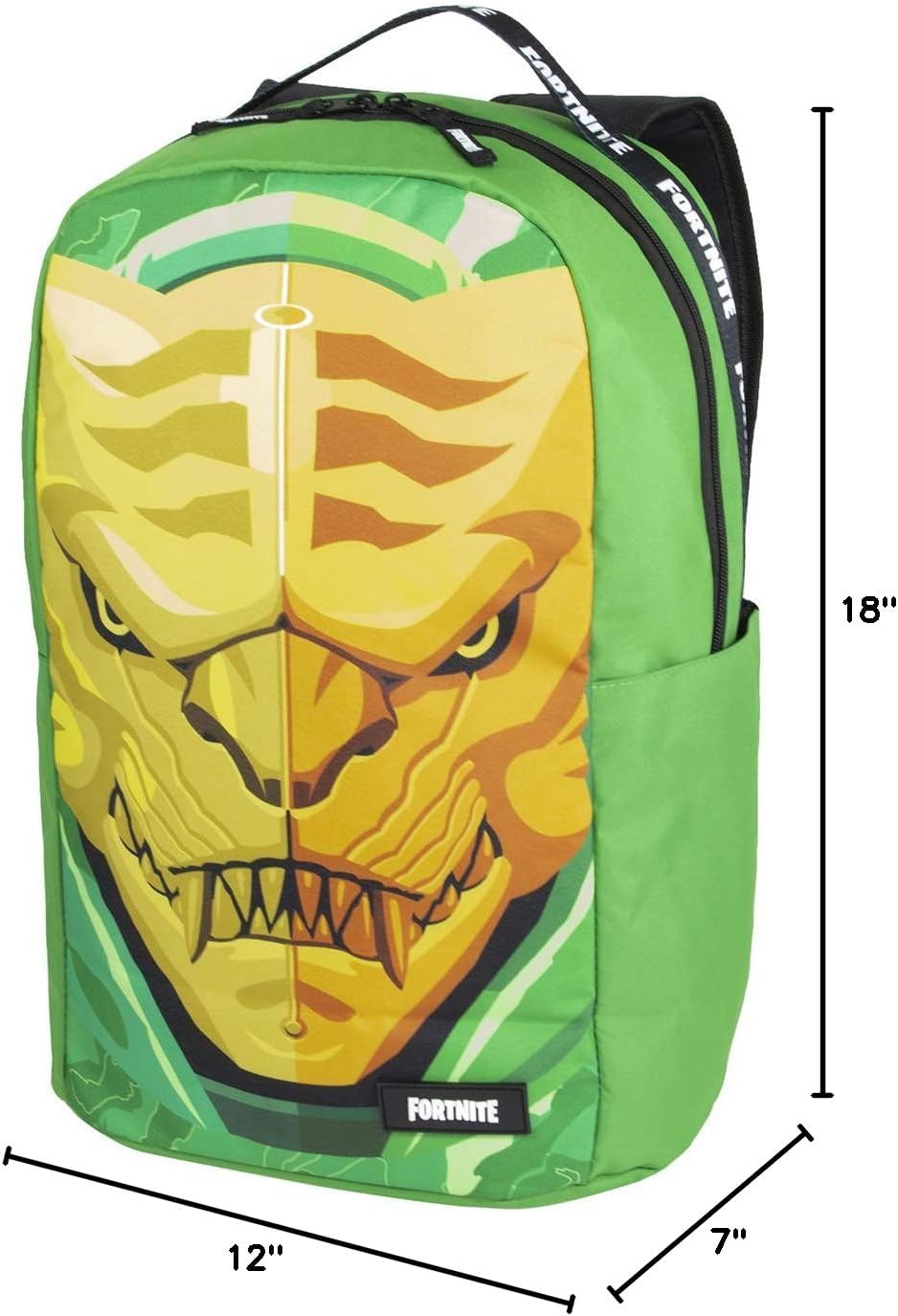 FORTNITE unisex adult Profile Backpack, Green, One Size US