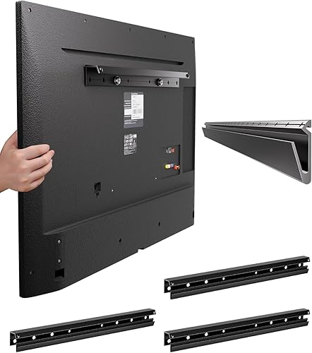 Fulifix Soporte de TV sin pernos para televisores de 22 a 55 pulgadas, paquete de 3 soportes de pared para televisores de paneles de yeso, sin