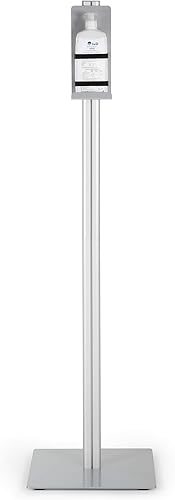 Miniatura 3 de M&T Displays Soporte universal de suelo para jabón líquidoloción o productos desinfectantes de manos, máscara facial médica, guante desechable,