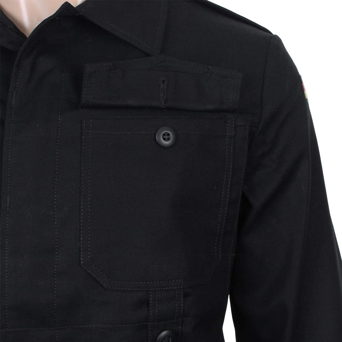 Mil-Tec BW Moleskin Jacket Black Size XL Reg (9)