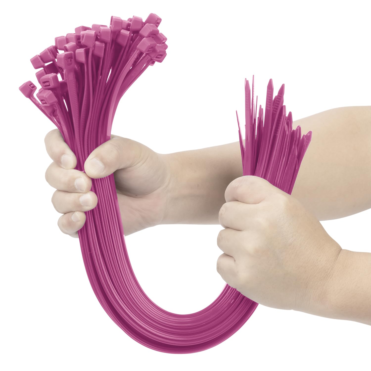 Amazon.com: XINGO Pink 24 Inch Zip Ties Heavy Duty 100 Pack, 200