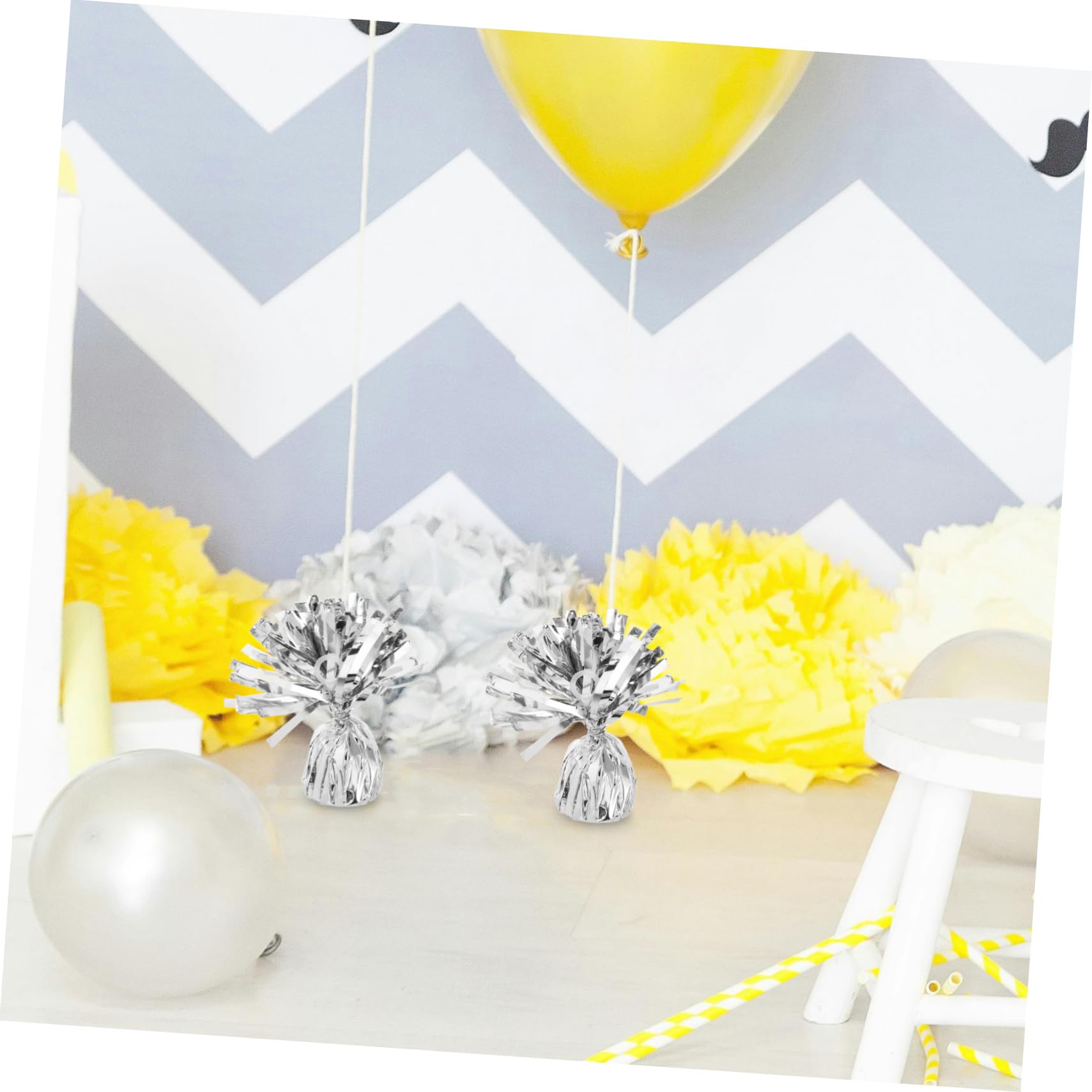 Ipetboom 6 Piezas Colgante de Globo Pesa Recuerdo de Fiesta para Cumpleaños y Bodas Peso Pesado para Uso Interior y Exterior para Festivales y Eventos