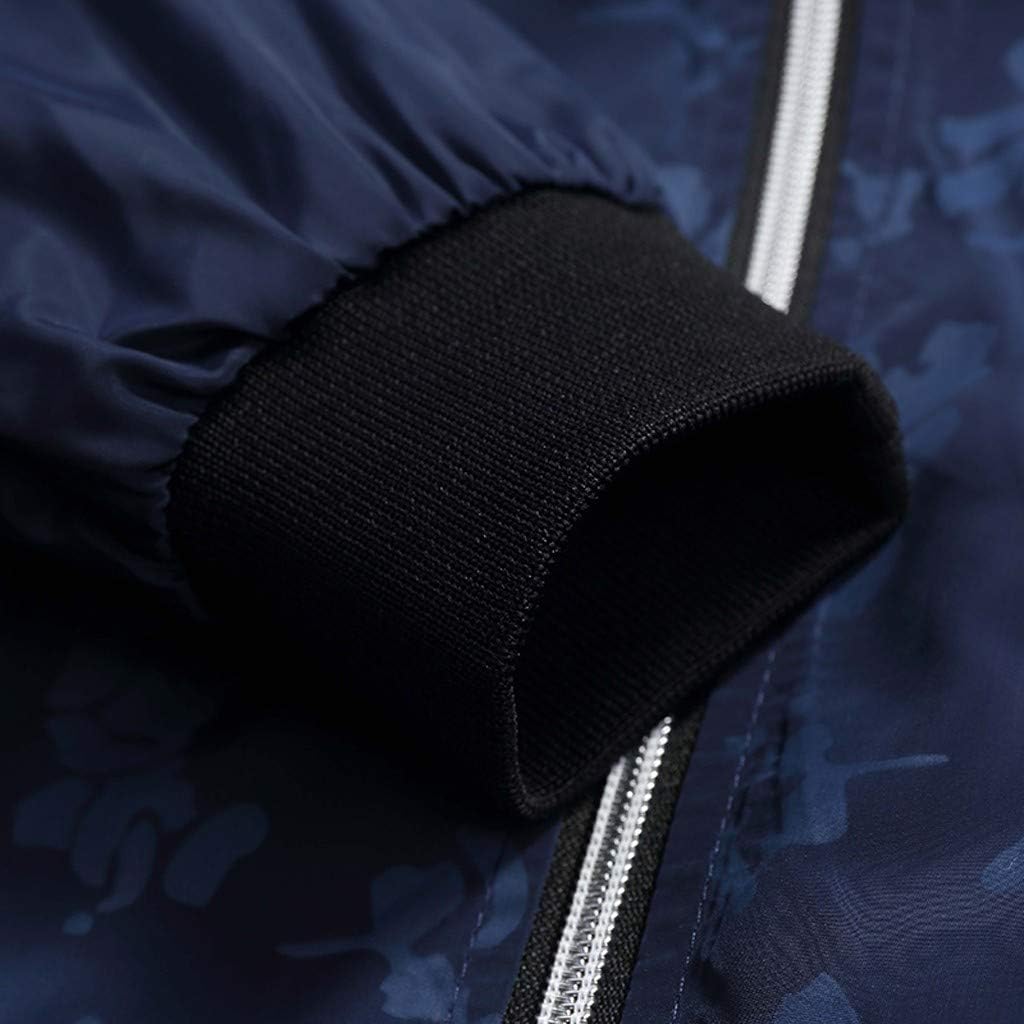 iYYVV Mens New Thin Casual Fashion Printed Zipper Outwear Jacket Business Slim Coat at  Men’s Clothing store