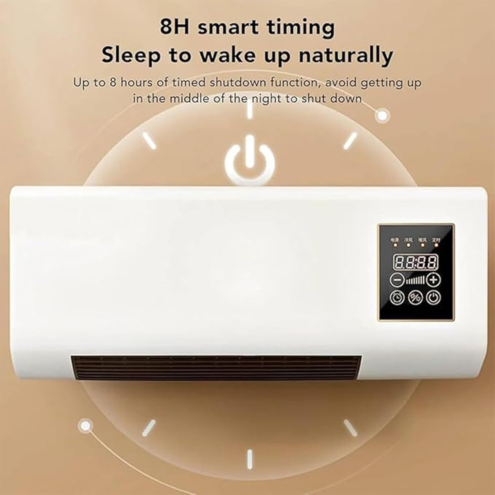 Tragbare Klimaanlage Split Max 2-in-1, leise, Heizung, kanallose Wandmontage für Schlafzimmer