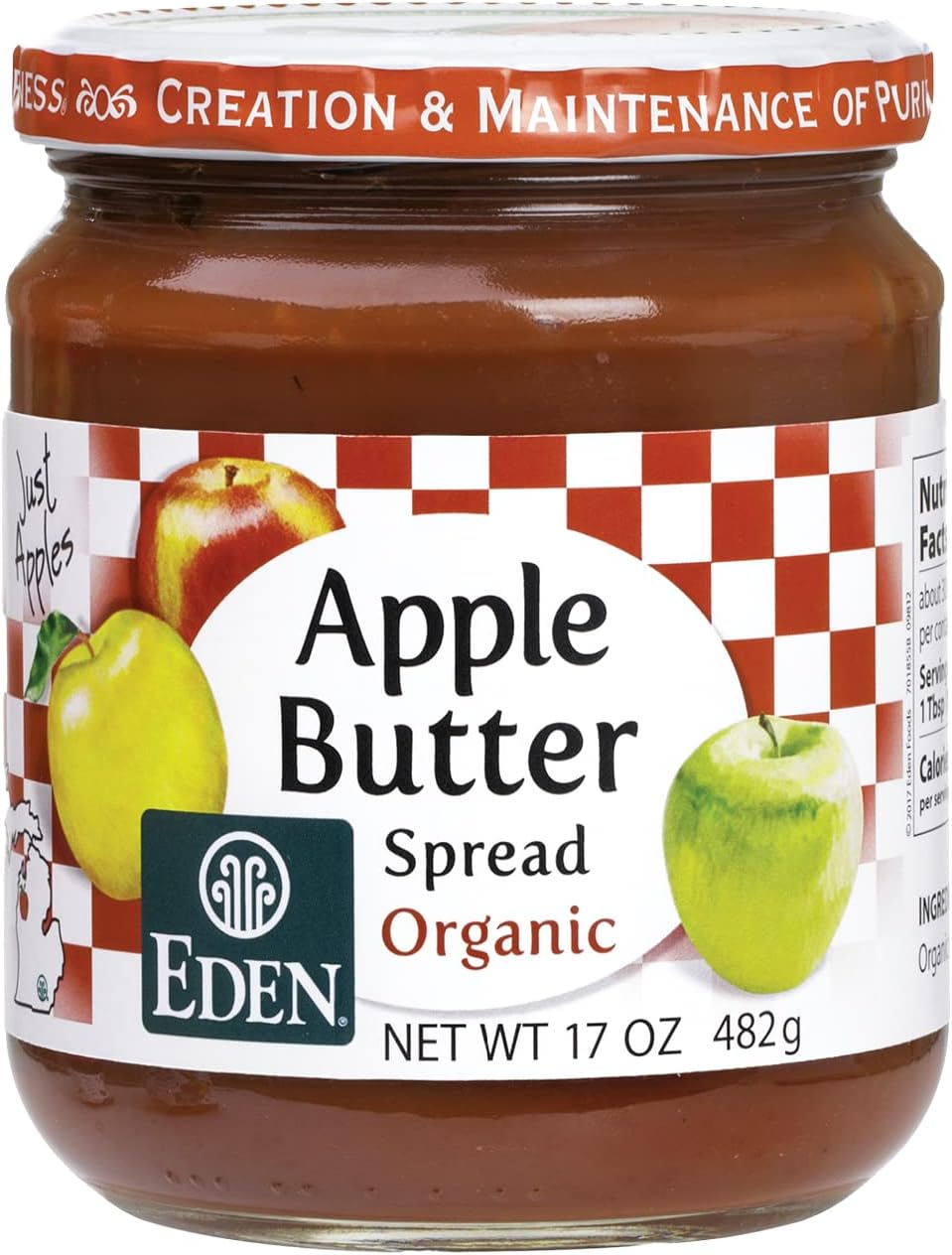 Eden, Apple Butter, 17 oz
