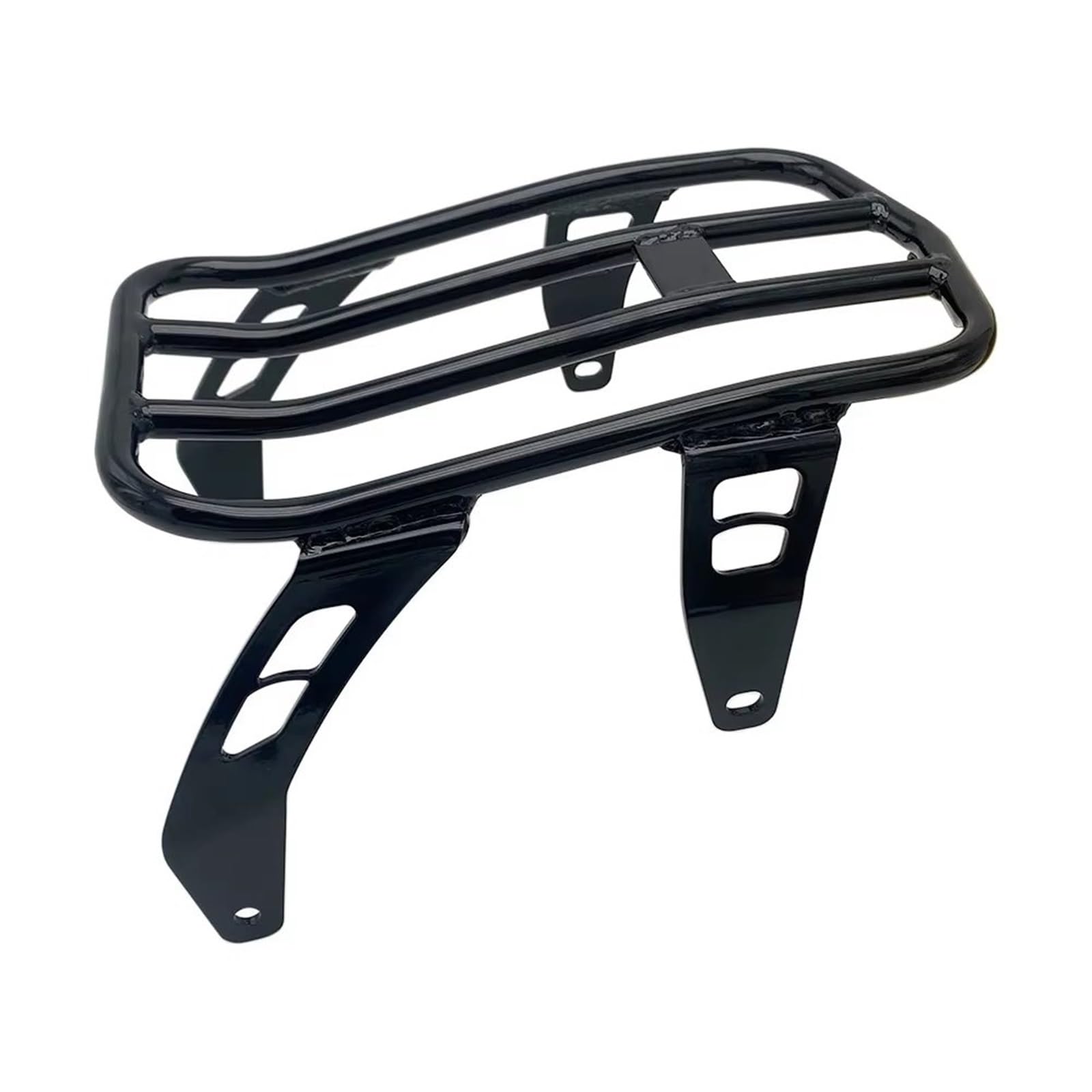 MESKEL Porte-Bagages Arrière Porte-Bagages Moto Solo Noir/Chrome pour Indien pour Scout pour Rogue pour Bobber Soixante Vingt ABS 2018-2024