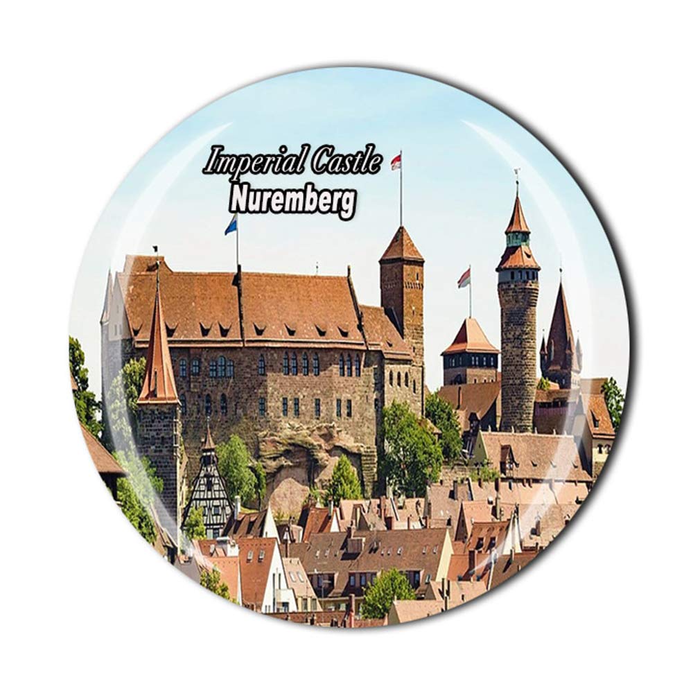 Muyu Magnet Nuremberg Germany Imperial Castle Fridge Magnet Souvenir Gift Refrigerator Decor Magnetic Sticker